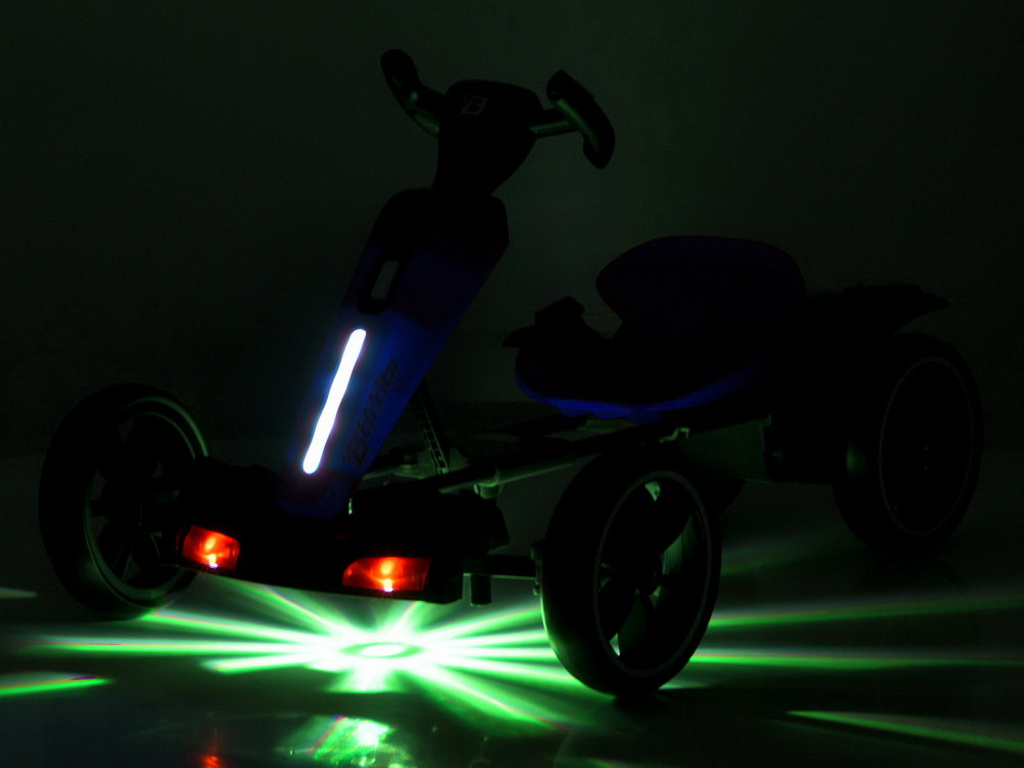 Электрокарт M 6277 EBR-5, 2 мотора 35W, Bluetooth, зеленый, Bambi Kart