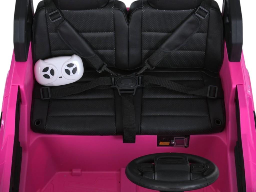 Електромобіль джип M 6280EBLR-8, 12V, 2×45W, MP3, Bluetooth, EVA колеса, рожевий, Bambi