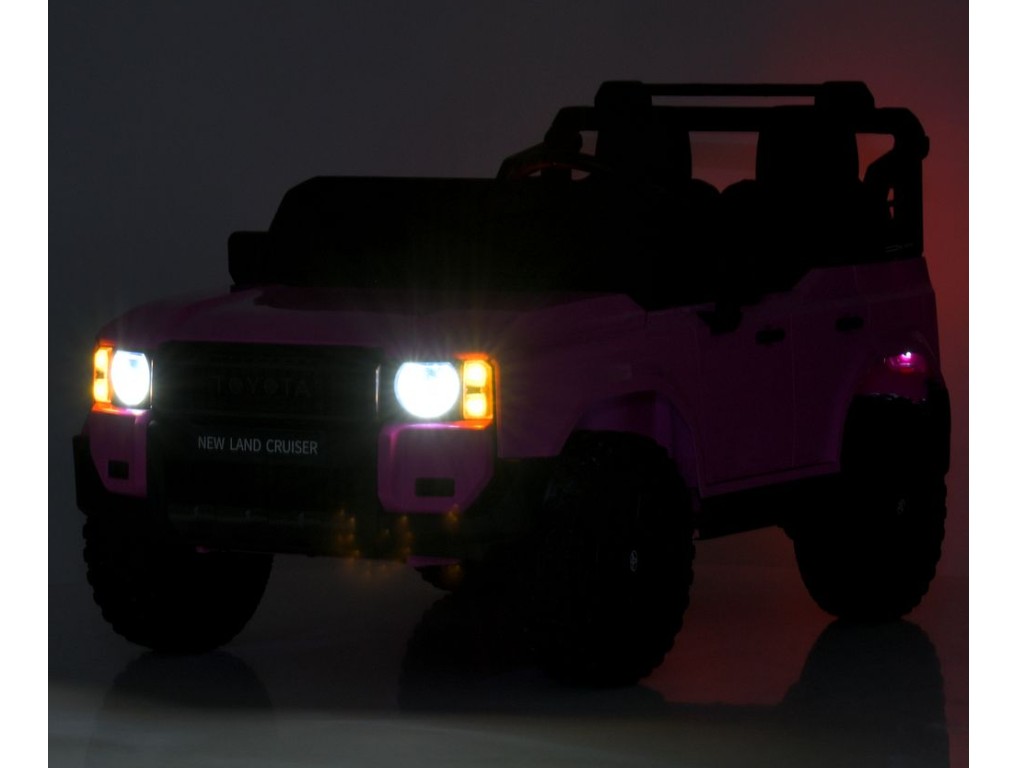 Електромобіль джип M 6280EBLR-8, 12V, 2×45W, MP3, Bluetooth, EVA колеса, рожевий, Bambi