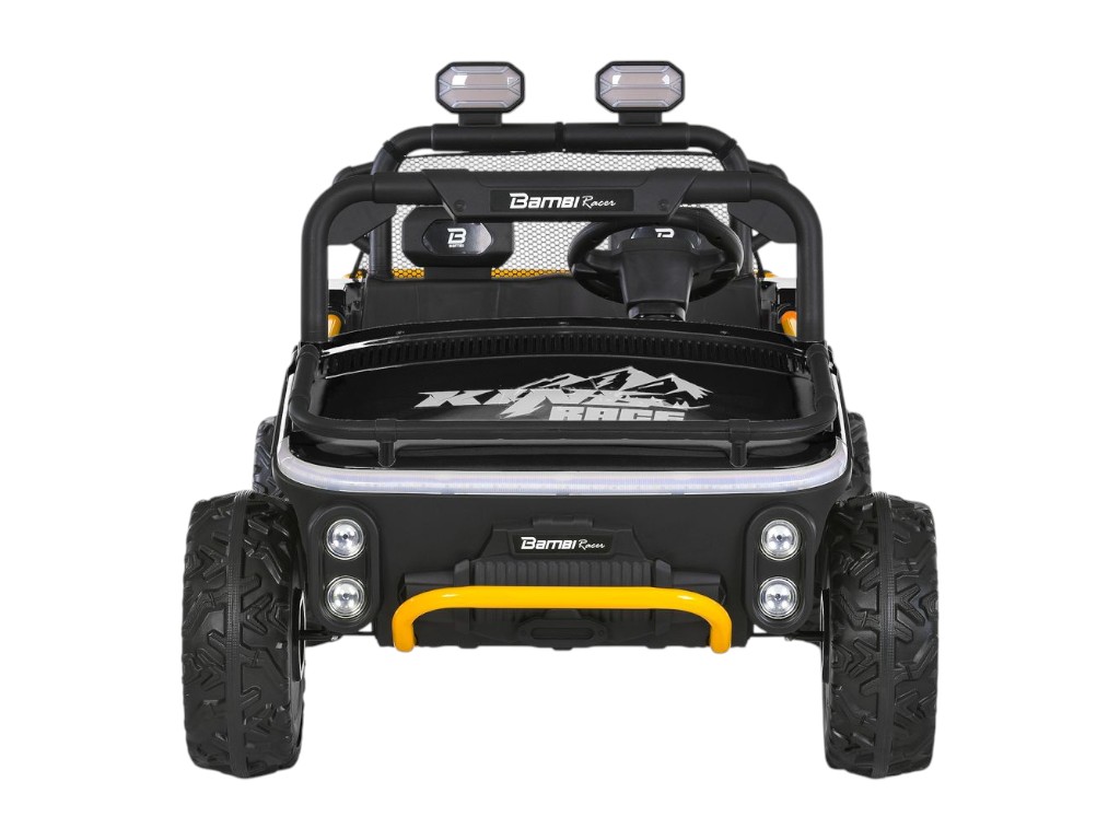 Электромобиль джип M 6282EBLR-2, 24V, 2×65W, Bluetooth, USB, EVA колеса, черный, Bambi