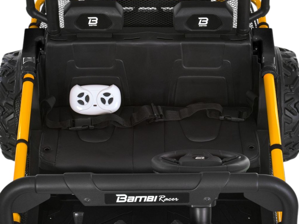 Электромобиль джип M 6282EBLR-2, 24V, 2×65W, Bluetooth, USB, EVA колеса, черный, Bambi