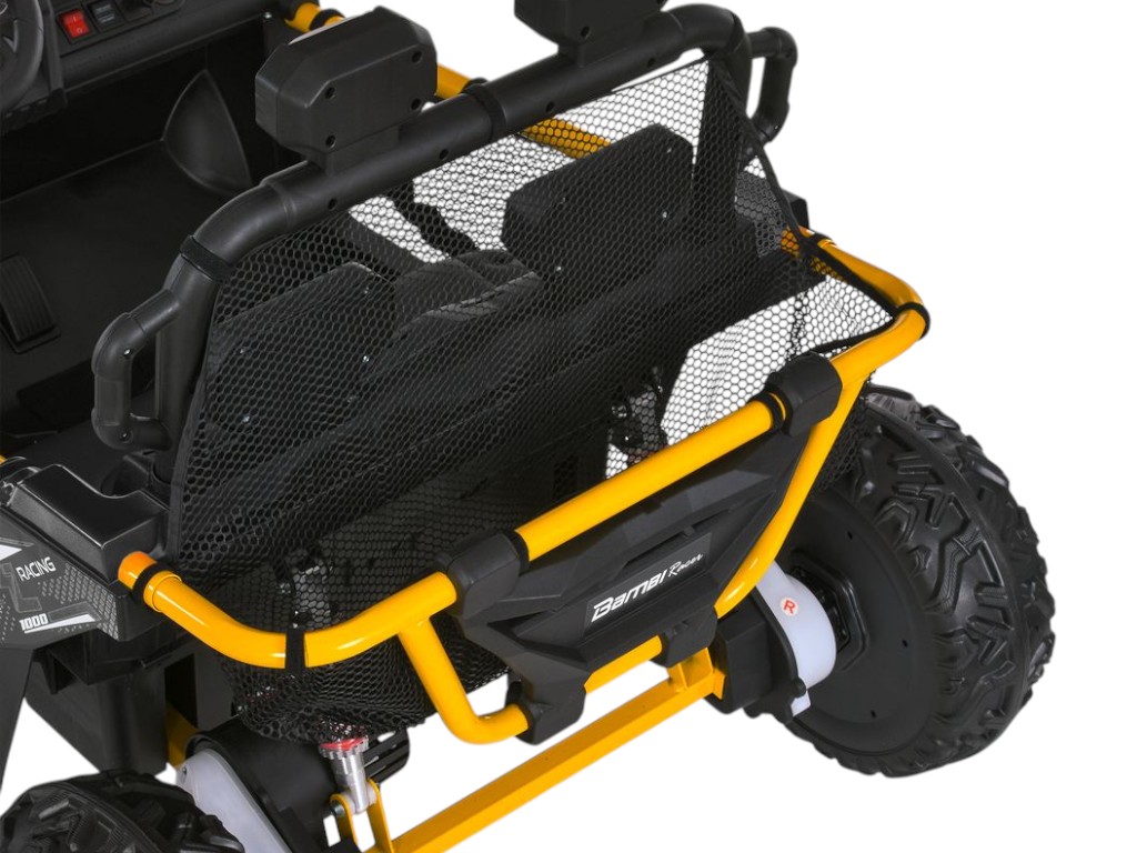 Электромобиль джип M 6282EBLR-2, 24V, 2×65W, Bluetooth, USB, EVA колеса, черный, Bambi