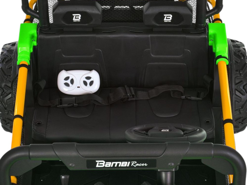 Электромобиль джип M 6282EBLR-5, 24V, 2×65W, Bluetooth, USB, EVA колеса, зеленый, Bambi Racer