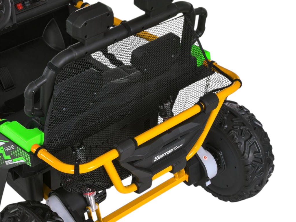 Электромобиль джип M 6282EBLR-5, 24V, 2×65W, Bluetooth, USB, EVA колеса, зеленый, Bambi Racer