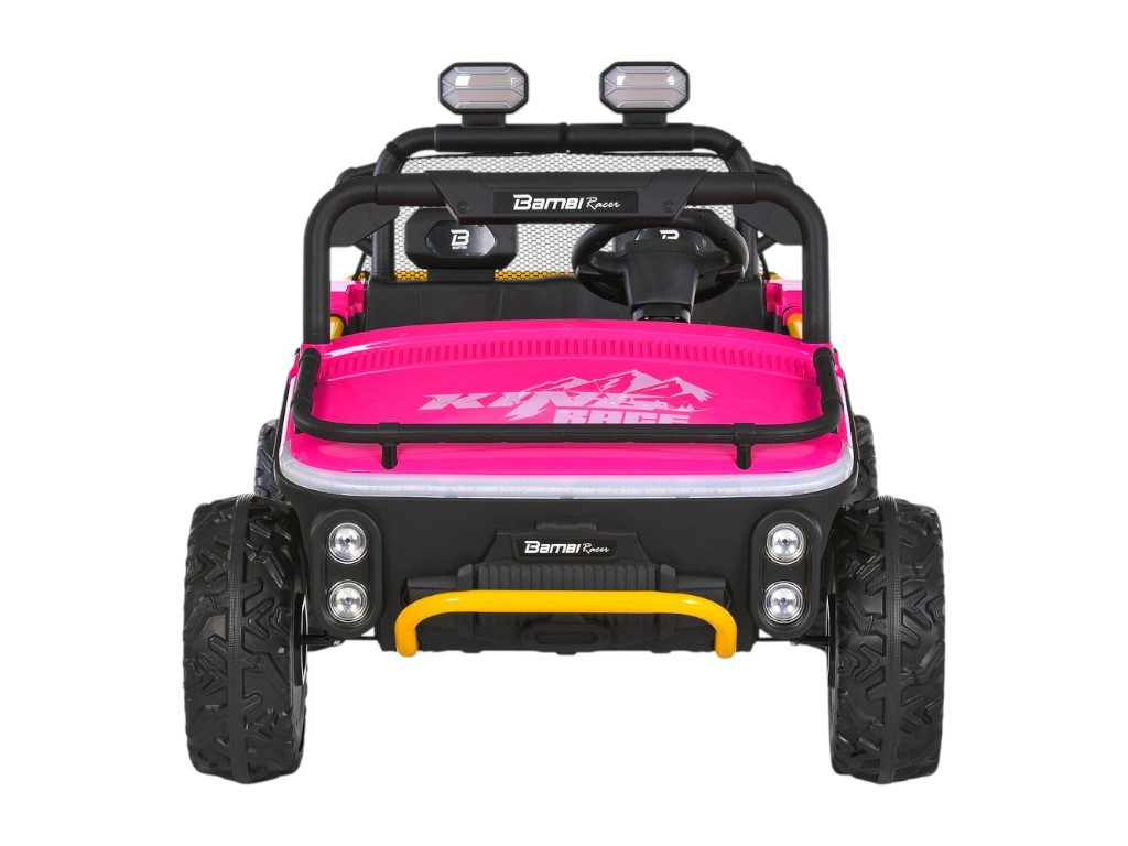 Электромобиль джип M 6282EBLR-8, 24V, 2×65W, Bluetooth, USB, EVA колеса, розовый, Bambi Racer