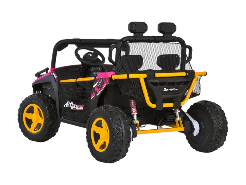 Электромобиль джип M 6282EBLR-8, 24V, 2×65W, Bluetooth, USB, EVA колеса, розовый, Bambi Racer