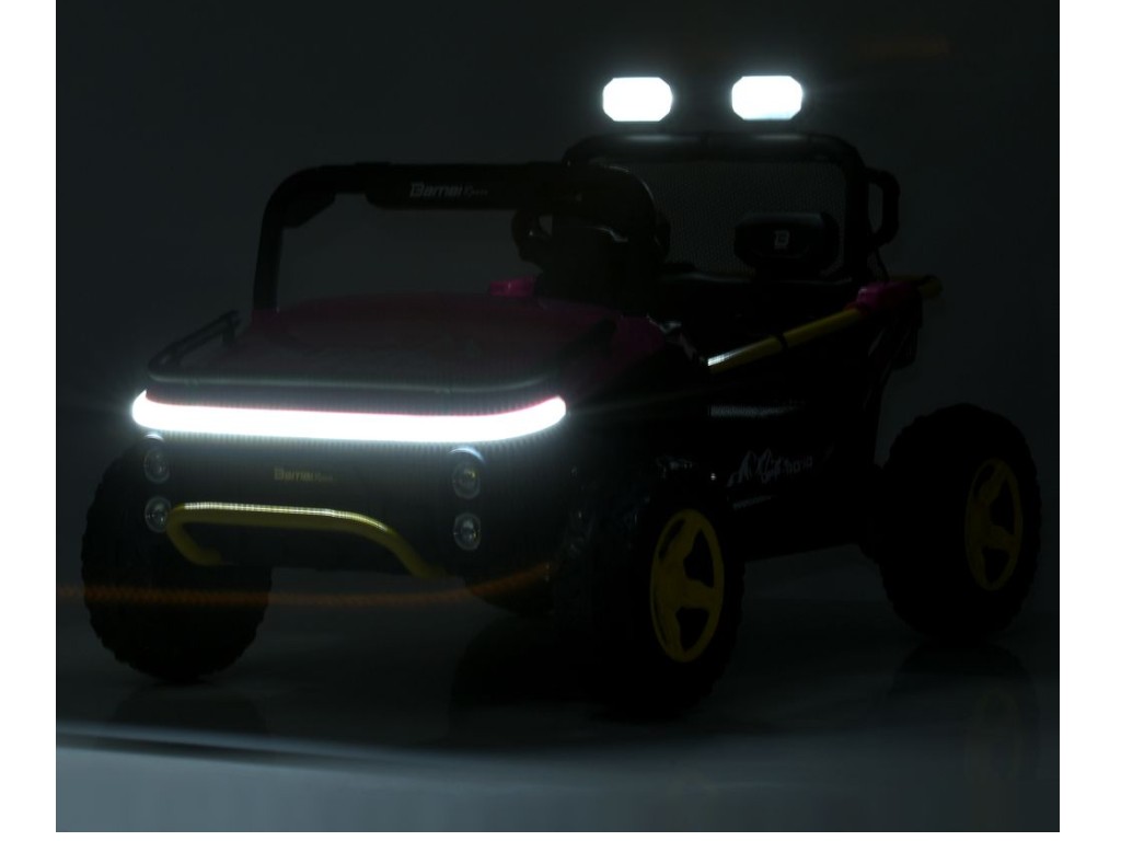 Электромобиль джип M 6282EBLR-8, 24V, 2×65W, Bluetooth, USB, EVA колеса, розовый, Bambi Racer