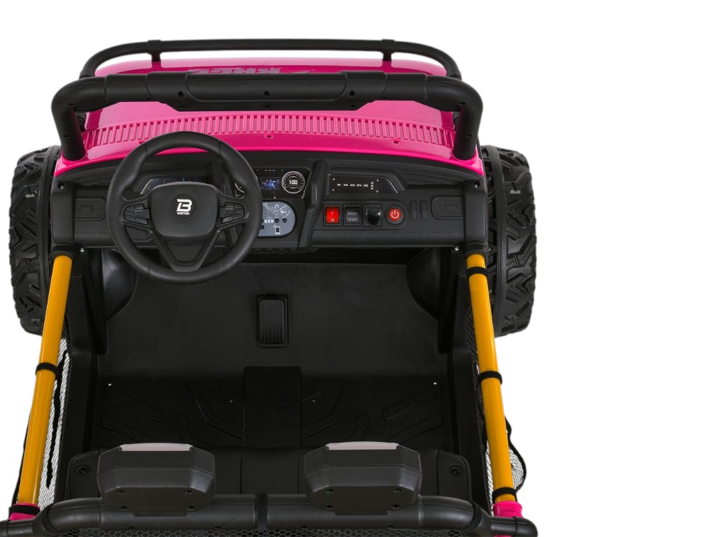 Электромобиль джип M 6282EBLR-8, 24V, 2×65W, Bluetooth, USB, EVA колеса, розовый, Bambi Racer