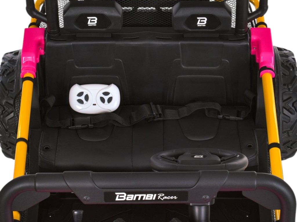Электромобиль джип M 6282EBLR-8, 24V, 2×65W, Bluetooth, USB, EVA колеса, розовый, Bambi Racer