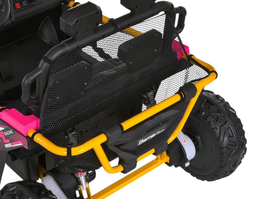 Электромобиль джип M 6282EBLR-8, 24V, 2×65W, Bluetooth, USB, EVA колеса, розовый, Bambi Racer