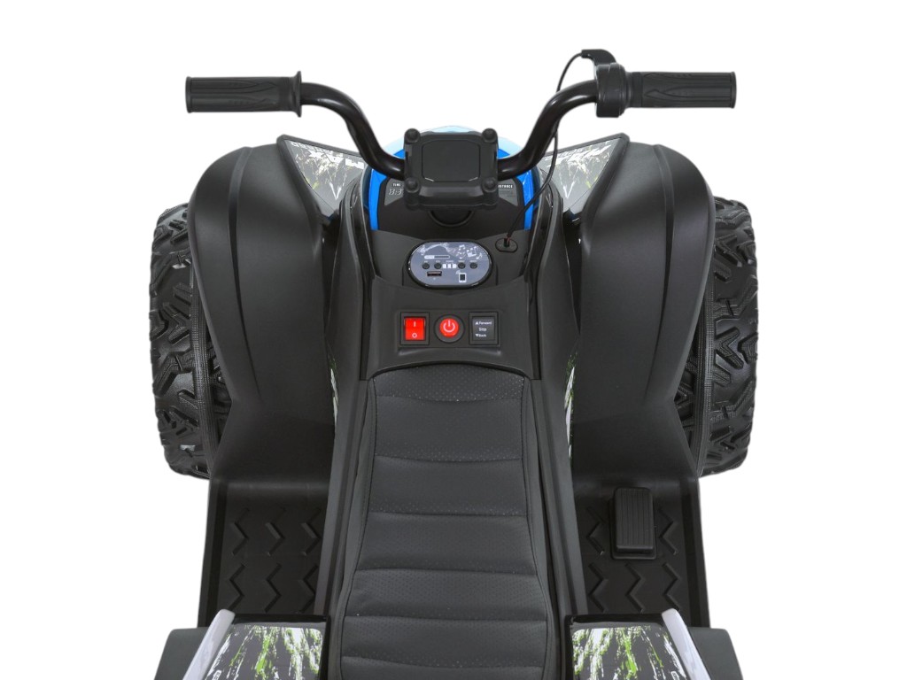 Электроквадроцикл, M 6283EL-4, музыка и свет, синий, Bambi Racer