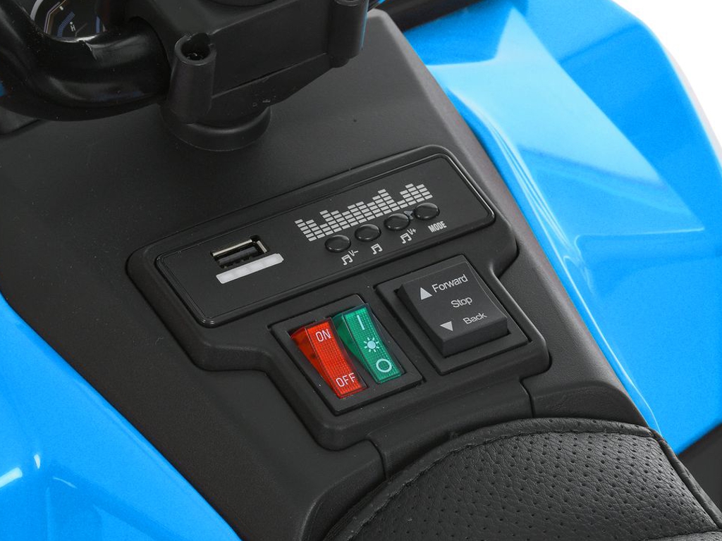 Квадроцикл Bambi Racer M 6286EBLR-4, 1Х6V/7AH, 1Х35W, USB, TF, EVA, Bluetooth