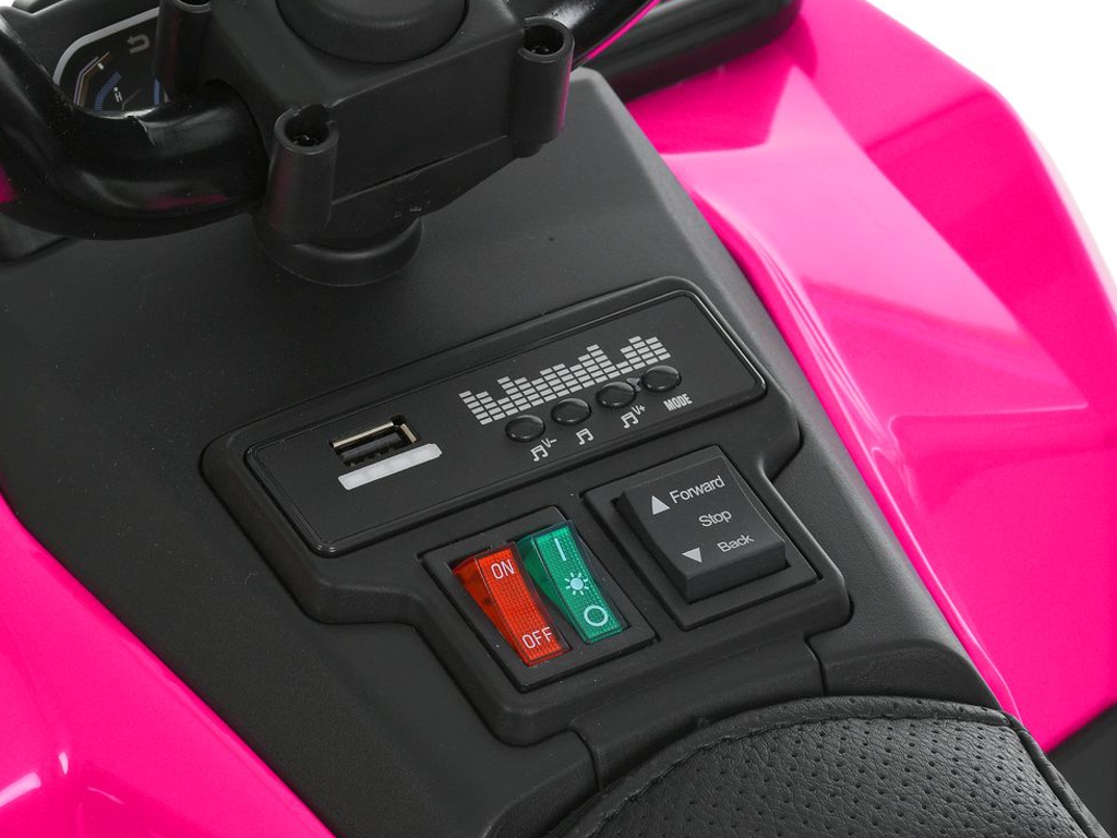 Квадроцикл Bambi Racer M 6286EBLR-8, 1Х6V/7AH, 1Х35W, USB, TF, EVA, Bluetooth