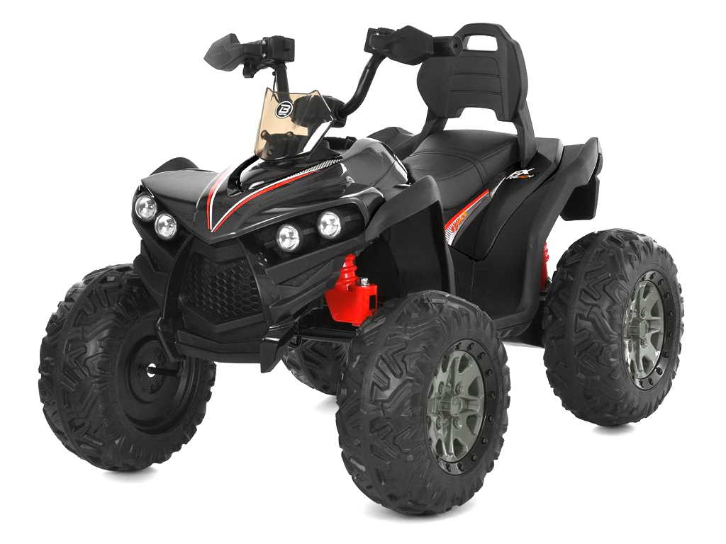 Квадроцикл Bambi Race M 6294EL-2, 2х45W, 1х12V/9AH, EVA, MP3, USB, TF, Blutooth, чорний