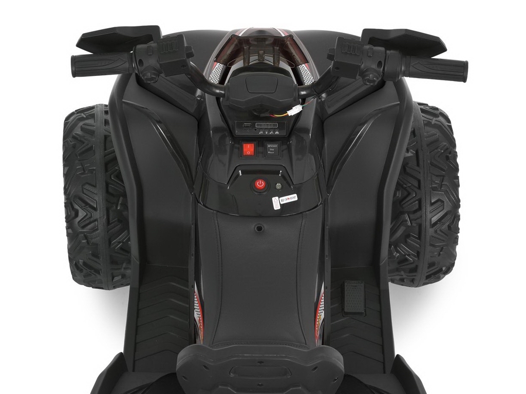 Квадроцикл Bambi Race M 6294EL-2, 2х45W, 1х12V/9AH, EVA, MP3, USB, TF, Blutooth, чорний