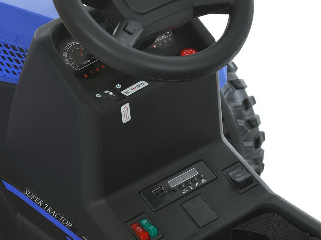 Трактор электрический Bambi Racer M 6295EBLR-4, 2х45W, 1х12V/9AH, MP3, USB, TF, Bluetooth
