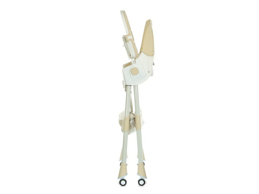 Стільчик для годування, M 6302 Beige, складний, 5-точкові ремені, бежевий, Bambi