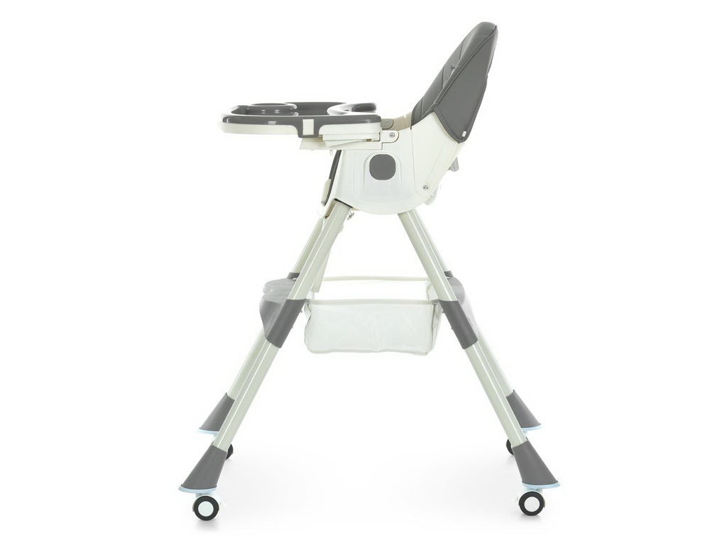 Стульчик для кормления, M 6302 Gray, складной, 5-точечные ремни, серый, Bambi