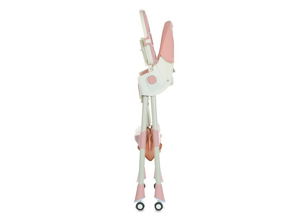 Стульчик для кормления, M 6302 Pink, складной, 5-точечные ремни, розовый, Bambi