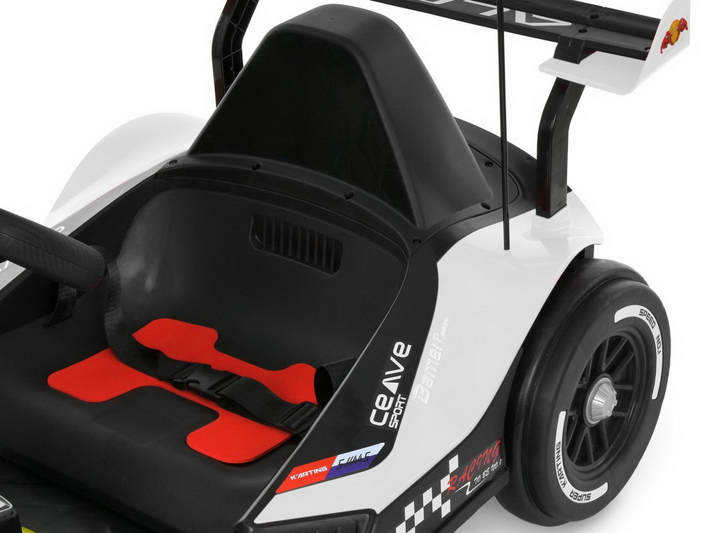 Электрокарт M 6322 EBLR-1, 2 мотора 150W, аккумулятор 24V, белый, Bambi Kart