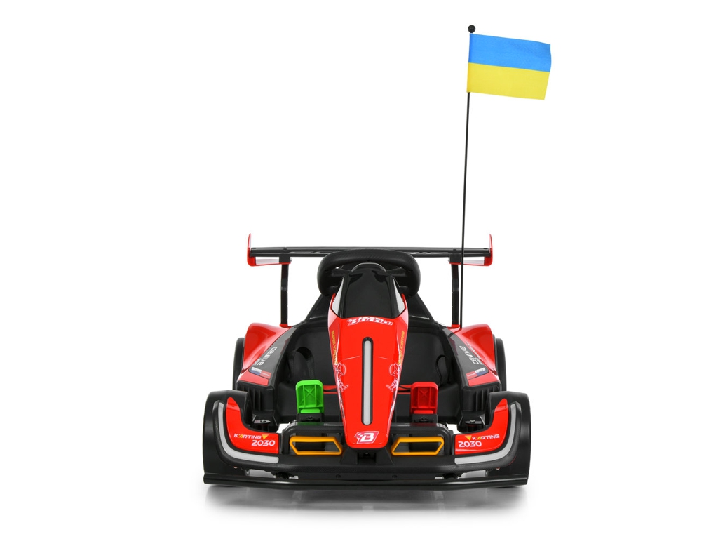 Электрокарт M 6322 EBLR-3, 2 мотора 150W, аккумулятор 24V, красный, Bambi Kart