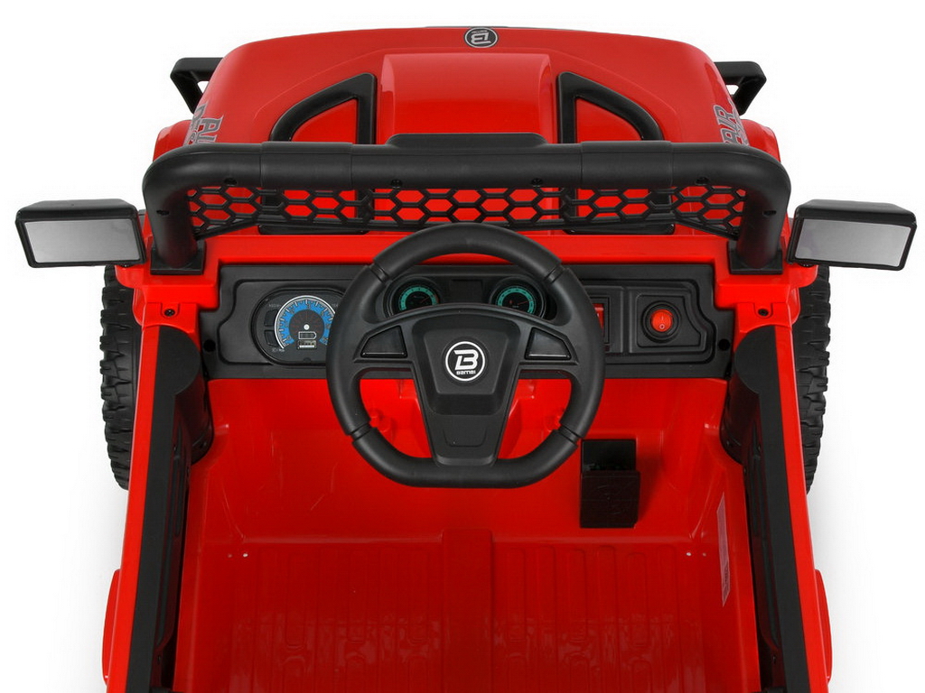Детский электромобиль джип M 6325EBLR-3, красный, 2×25W, колеса EVA, Bluetooth, Bambi Racer