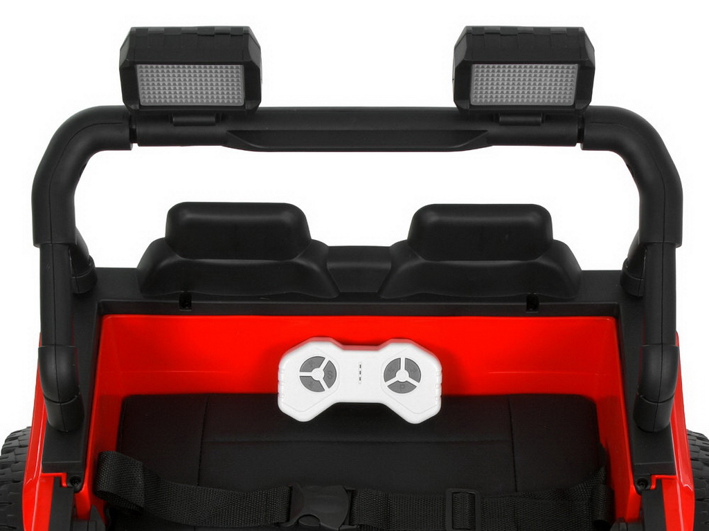 Детский электромобиль джип M 6325EBLR-3, красный, 2×25W, колеса EVA, Bluetooth, Bambi Racer