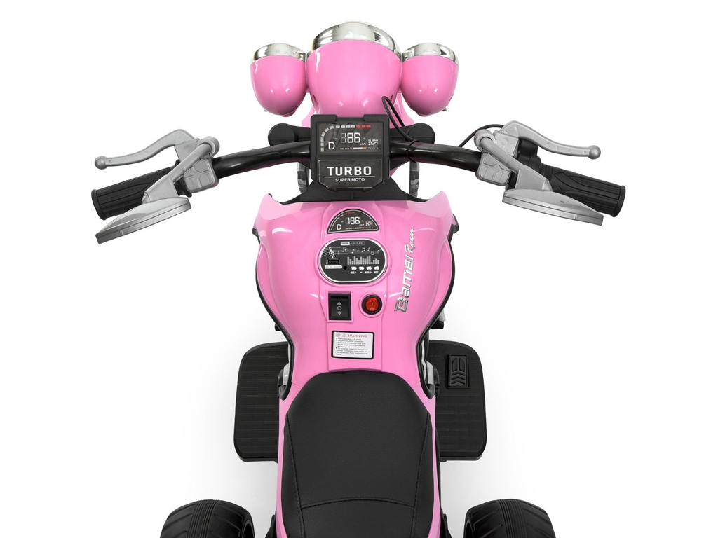 Детский электромотоцикл Bambi Racer, 2х25W, 1х12V/9AH, MP3, USB, Bluetooth, TF, музыка