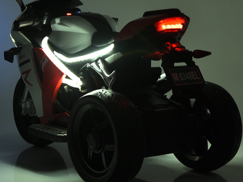 Электромотоцикл Bambi Racer M 6348EL-1-3, 1х12V/7AH, 2х35W, до 50 кг, MP3, USB, TF, EVA, Bluetooth