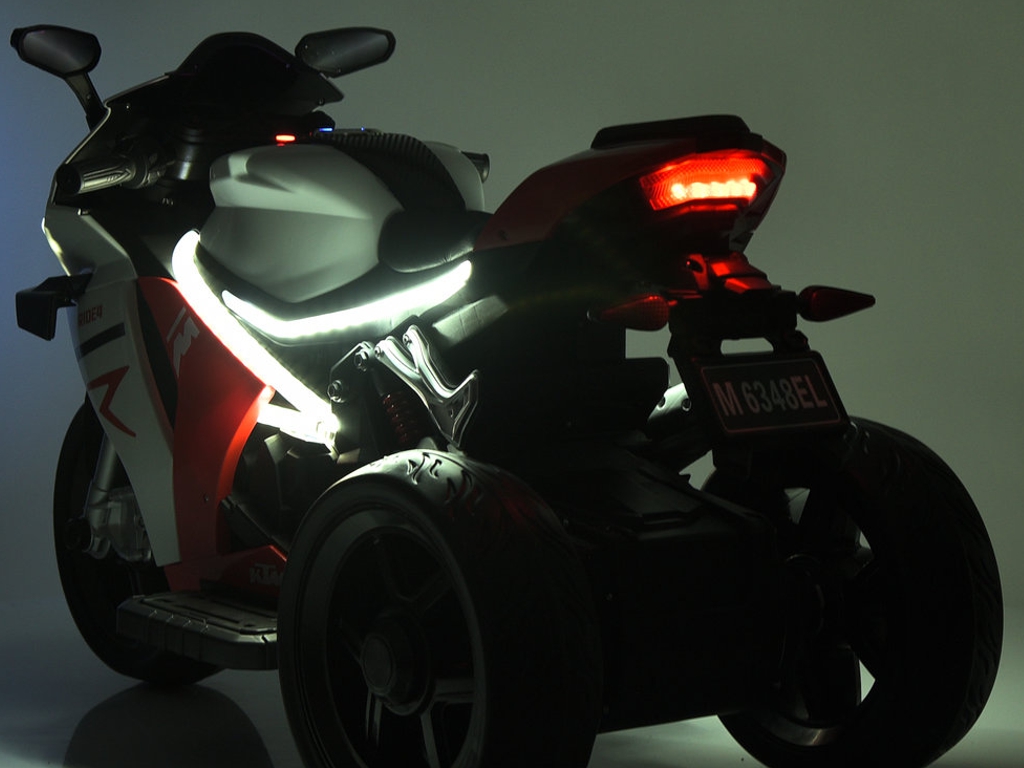 Электромотоцикл Bambi Racer M 6348EL-1-5, 1х12V/7AH, 2х35W, MP3, USB, TF, EVA, Bluetooth, до 50 кг