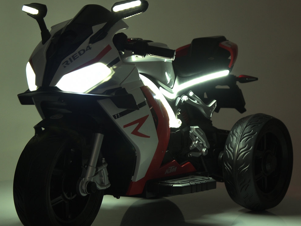 Электромотоцикл Bambi Racer M 6348EL-1-7, 1х12V/7AH, 2х35W, MP3, USB, TF, EVA, Bluetooth, до 50 кг
