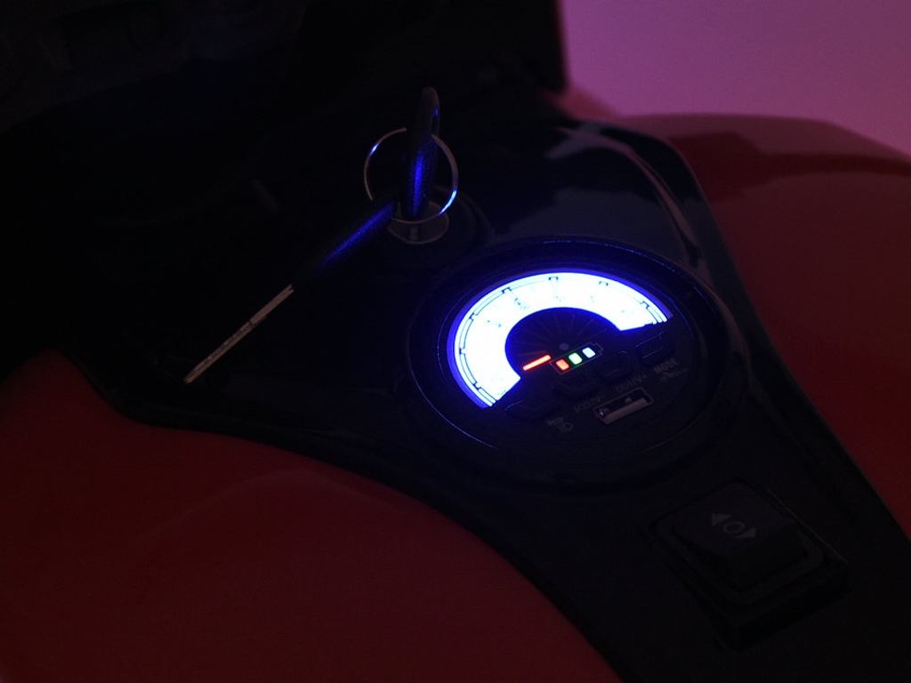 Електромотоцикл M 6358EL-1, 1х12V/12AH, 2х45W, USB, Bluetooth, EVA, TF, білий