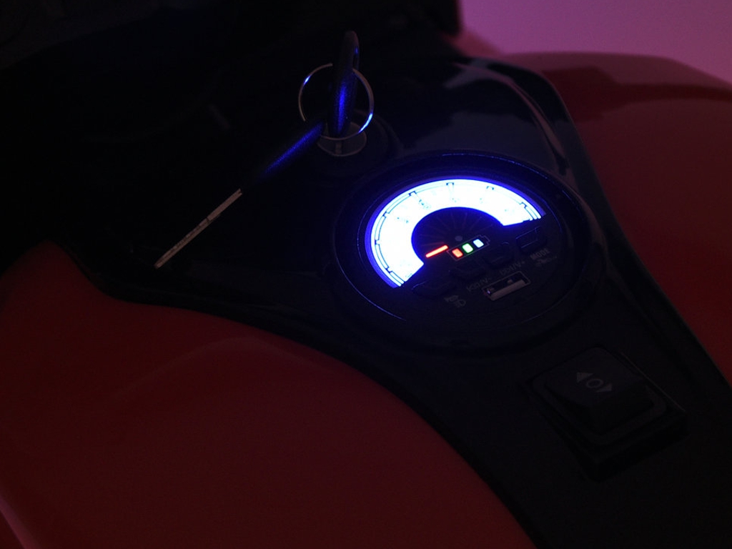 Электромотоцикл M 6358EL-6, 1х12V/12AH, 2х45W, USB, Bluetooth, EVA, TF, желтый