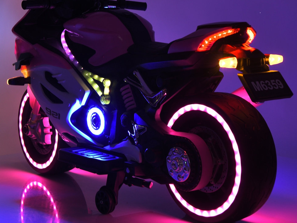 Дитячий електромотоцикл Bambi Racer  M 6359EL-4-1 (1шт) 2х45W, 1х12V/10AH, MP3, USB, TF, синій
