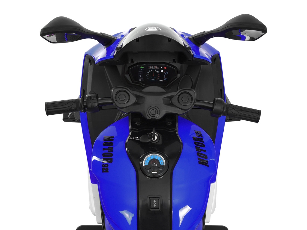 Дитячий електромотоцикл Bambi Racer  M 6359EL-4-1 (1шт) 2х45W, 1х12V/10AH, MP3, USB, TF, синій
