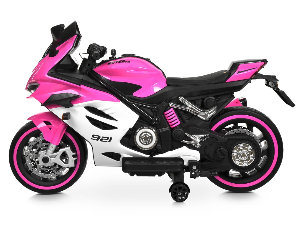 Детский электромотоцикл Bambi Racer M 6359EL-8-1 (1шт) 2х45W, 1х12V/10AH, MP3, USB, TF, розовый