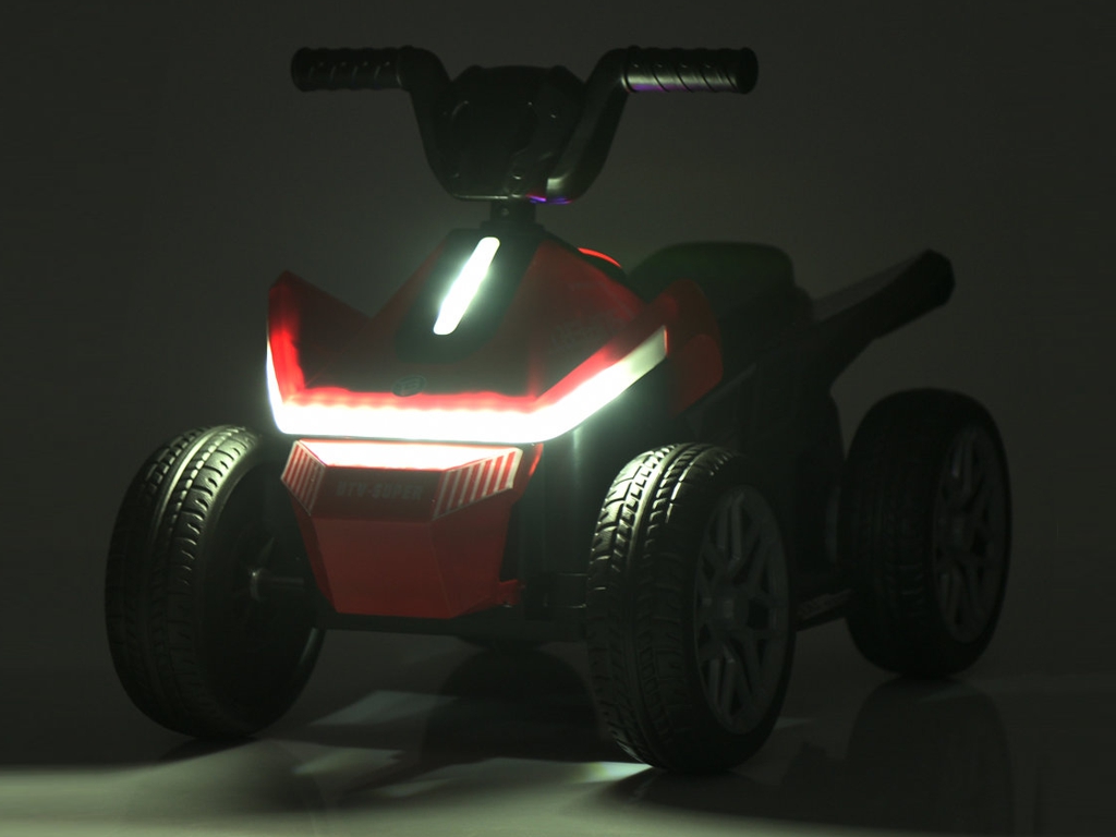 Детский электроквадроцикл Bambi Racer M 6362E-8, 1х6V7AH, 62×35W, EVA, Bluetooth, MP3, USB, красный