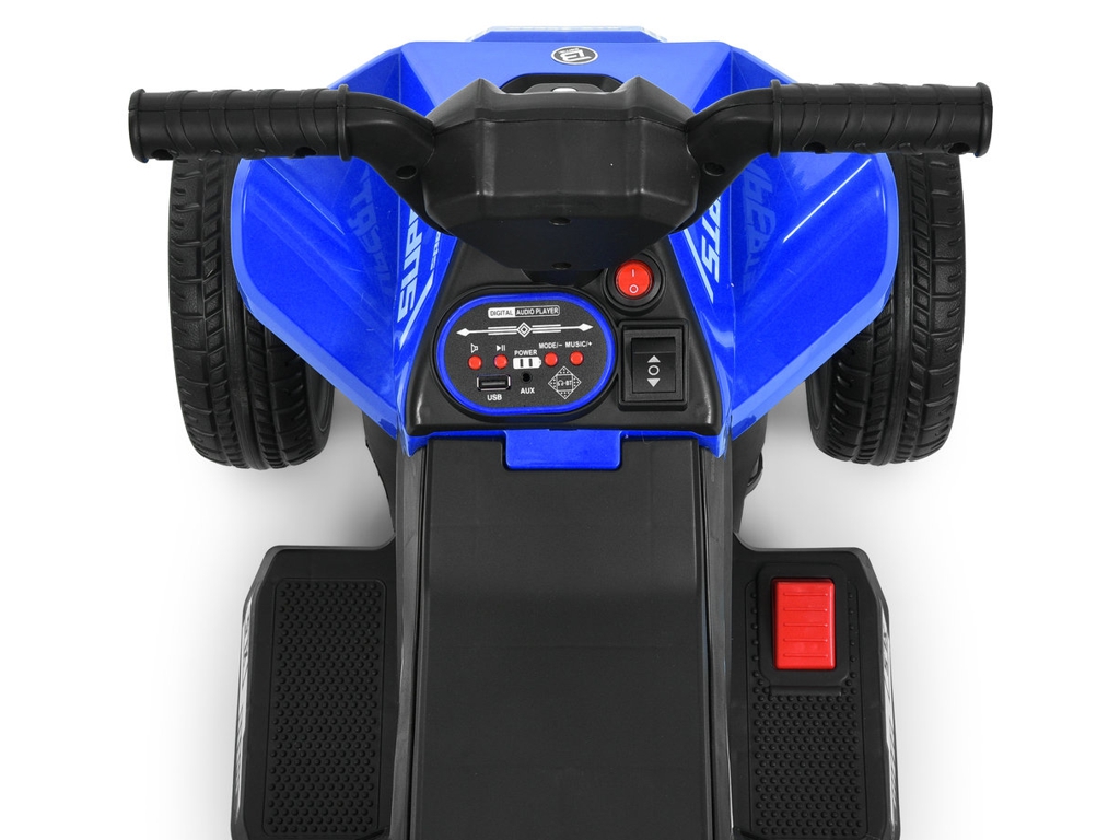 Детский электроквадроцикл Bambi Racer M 6362E-4, 1х6V7AH, 62×35W, EVA, Bluetooth, MP3, USB, синий