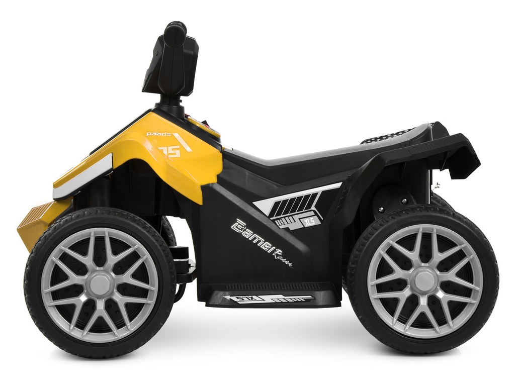 Детский электроквадроцикл Bambi Racer M 6362E-6, 1х6V7AH, 62×35W, EVA, Bluetooth, MP3, USB, желтый