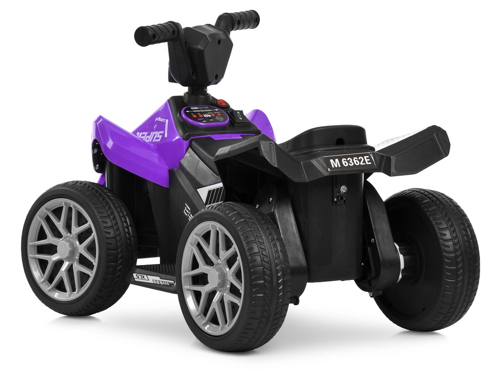 Детский электроквадроцикл Bambi Racer M 6362E-8, 1х6V7AH, 62×35W, EVA, Bluetooth, MP3, USB