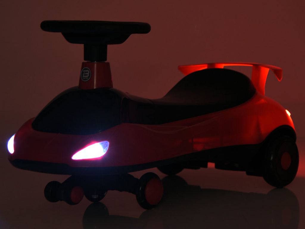 Детская каталка-бибикар Bambi Racer M 6363-3, 1х6V/4AH, 1х25W, свет, музыка, Bluetooth, красный