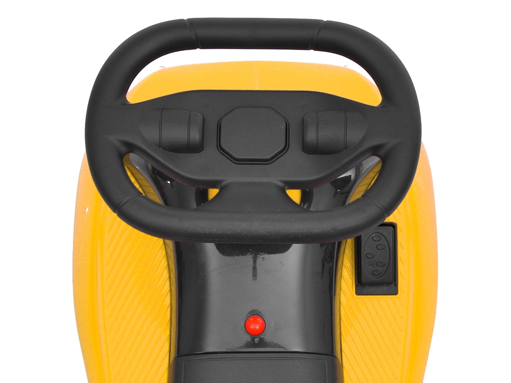 Детская каталка-бибикар Bambi Racer M 6363-6, 1х6V/4AH, 1х25W, свет, музыка, Bluetooth, желтый