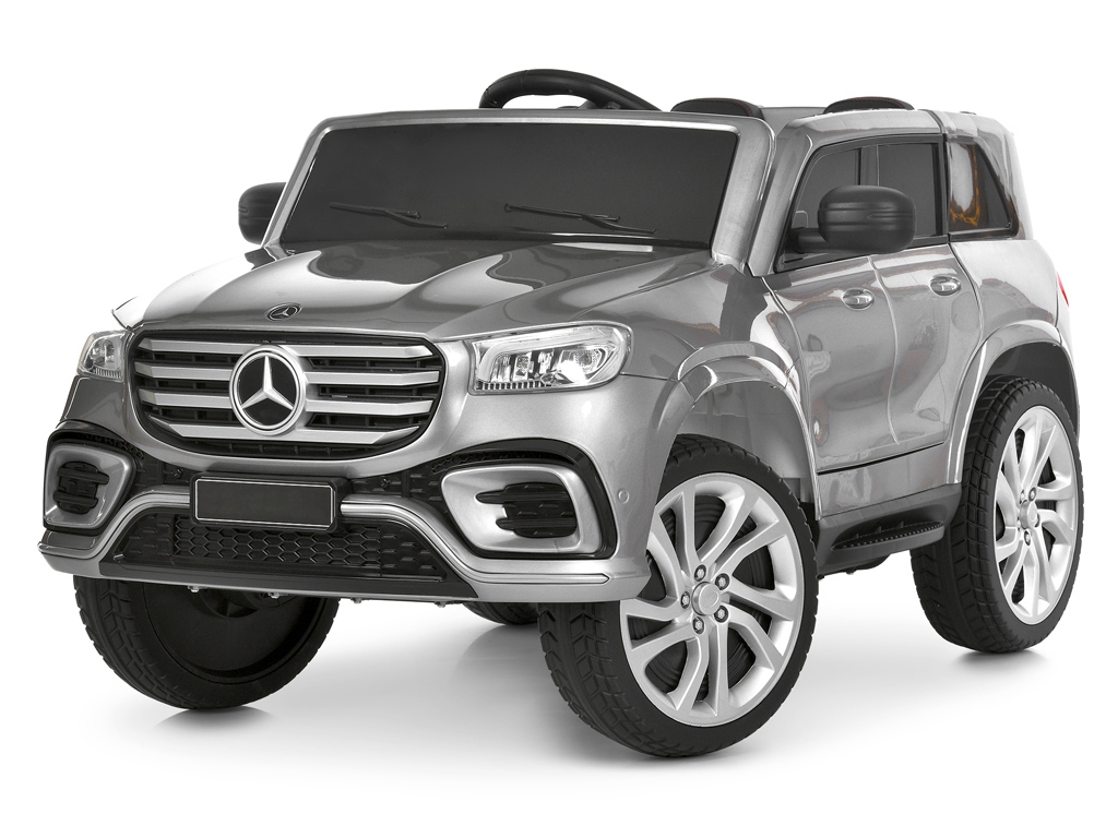 Електромобіль M 6365EBLRS-11 Mercedes-Benz, 4×25W, 1х12V/7AH, MP3, USB, TF, EVA, Bluetooth, сірий