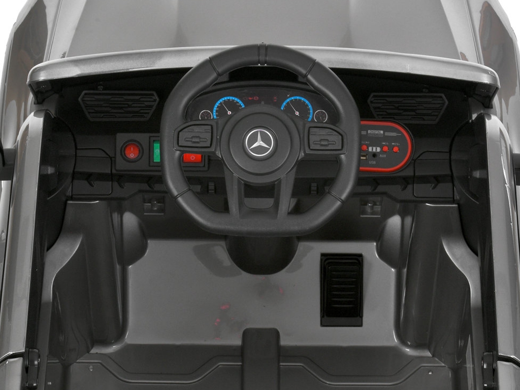 Електромобіль M 6365EBLRS-11 Mercedes-Benz, 4×25W, 1х12V/7AH, MP3, USB, TF, EVA, Bluetooth, сірий