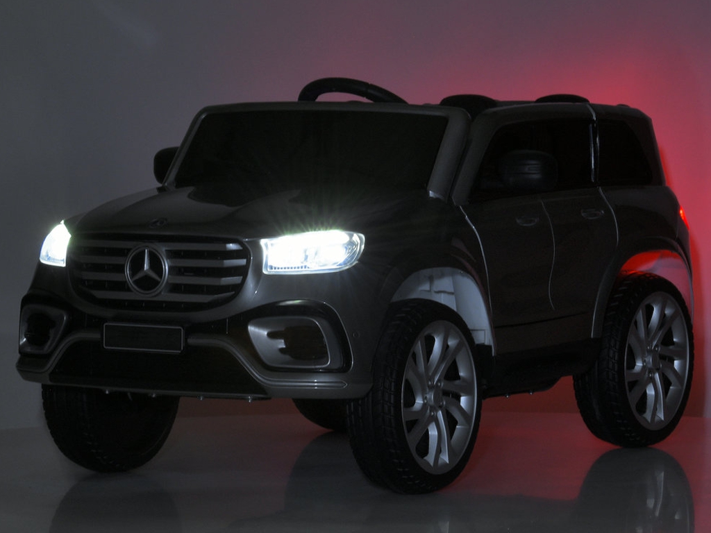 Електромобіль M 6365EBLRS-11 Mercedes-Benz, 4×25W, 1х12V/7AH, MP3, USB, TF, EVA, Bluetooth, сірий