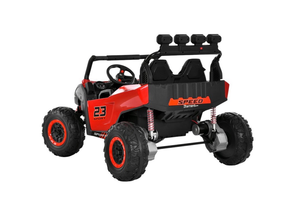 Электромобиль детский джип M 6373EBLR-3, 125 см, 24V, 2x150W, свет и музыка, красный Bambi Racer