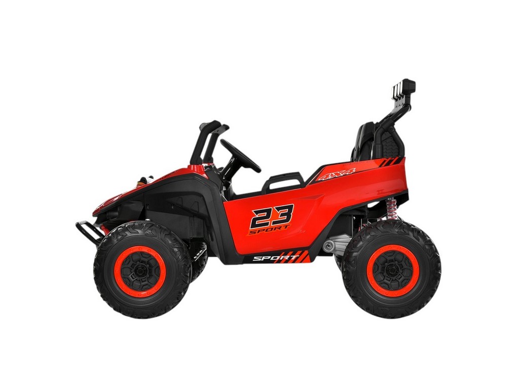 Электромобиль детский джип M 6373EBLR-3, 125 см, 24V, 2x150W, свет и музыка, красный Bambi Racer