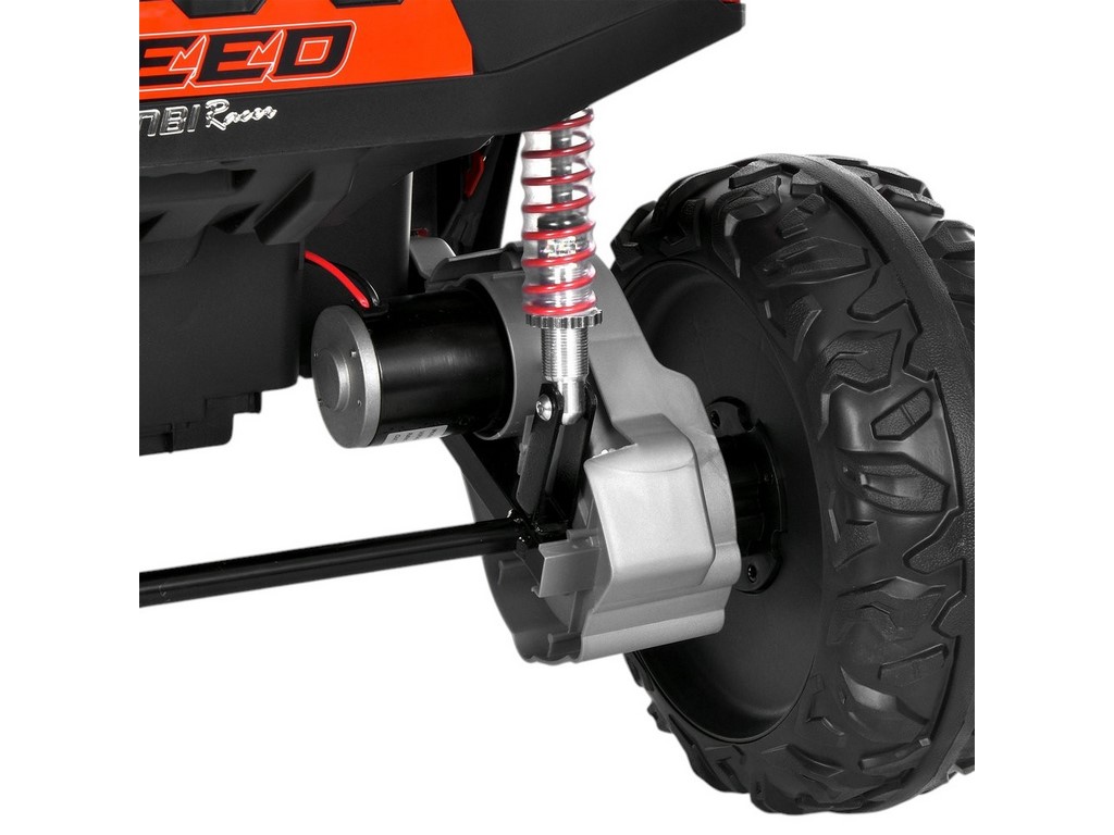 Электромобиль детский джип M 6373EBLR-3, 125 см, 24V, 2x150W, свет и музыка, красный Bambi Racer