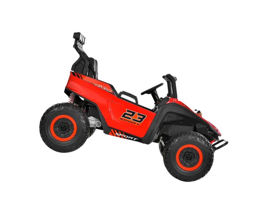 Электромобиль детский джип M 6373EBLR-3, 125 см, 24V, 2x150W, свет и музыка, красный Bambi Racer