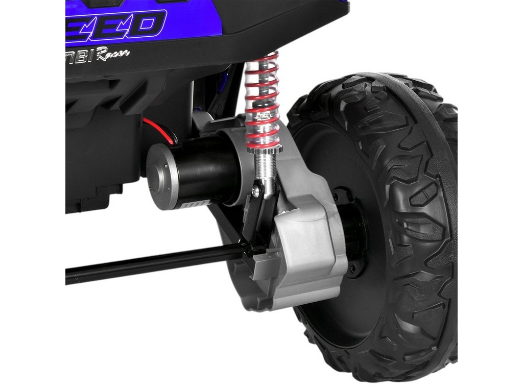 Электромобиль детский джип M 6373EBLR-4, 125 см, 24V, 2x150W, свет и музыка, синий, Bambi Racer